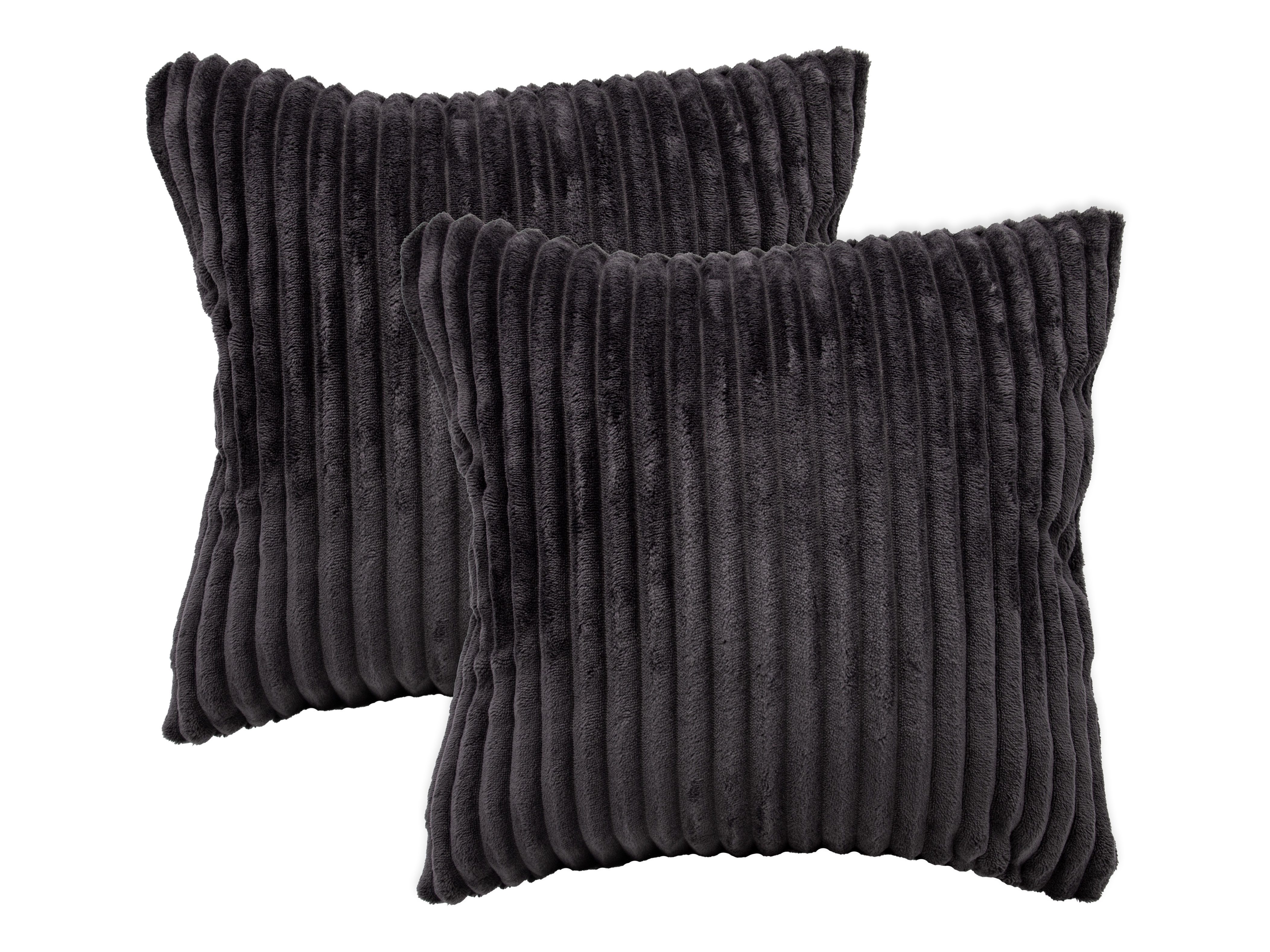 ZOLLNER Kissenbezug, (2 Stück), pflegeleicht, flauschig, günstig online kaufen