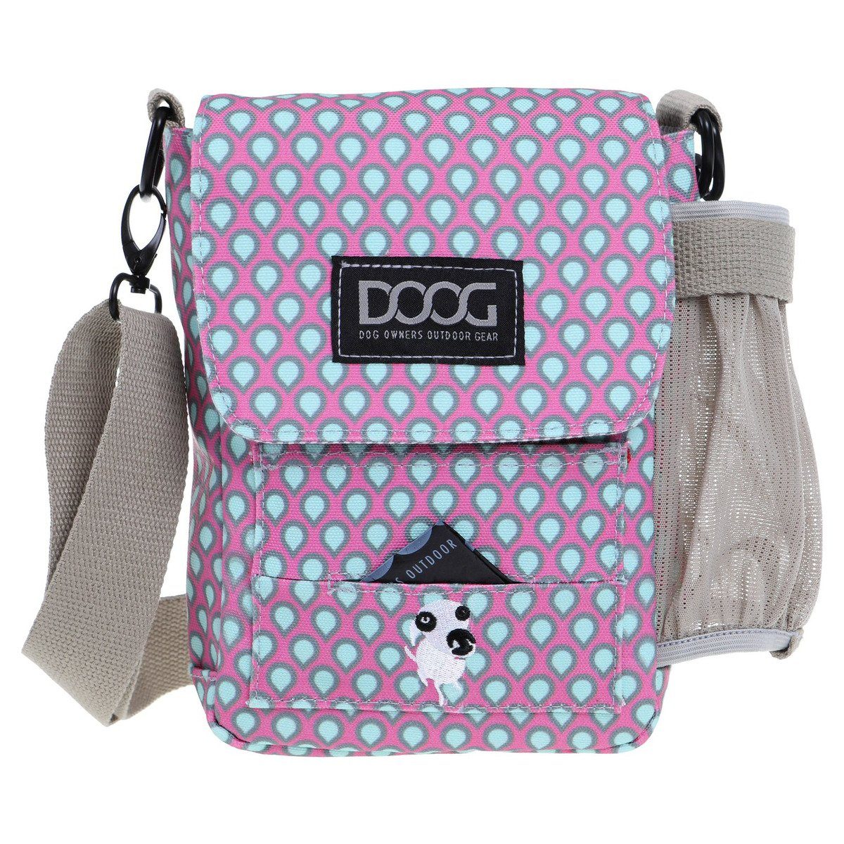 DOOG Umhängetasche Shoulder Bag - Schultertasche Luna pink/tear drop günstig online kaufen