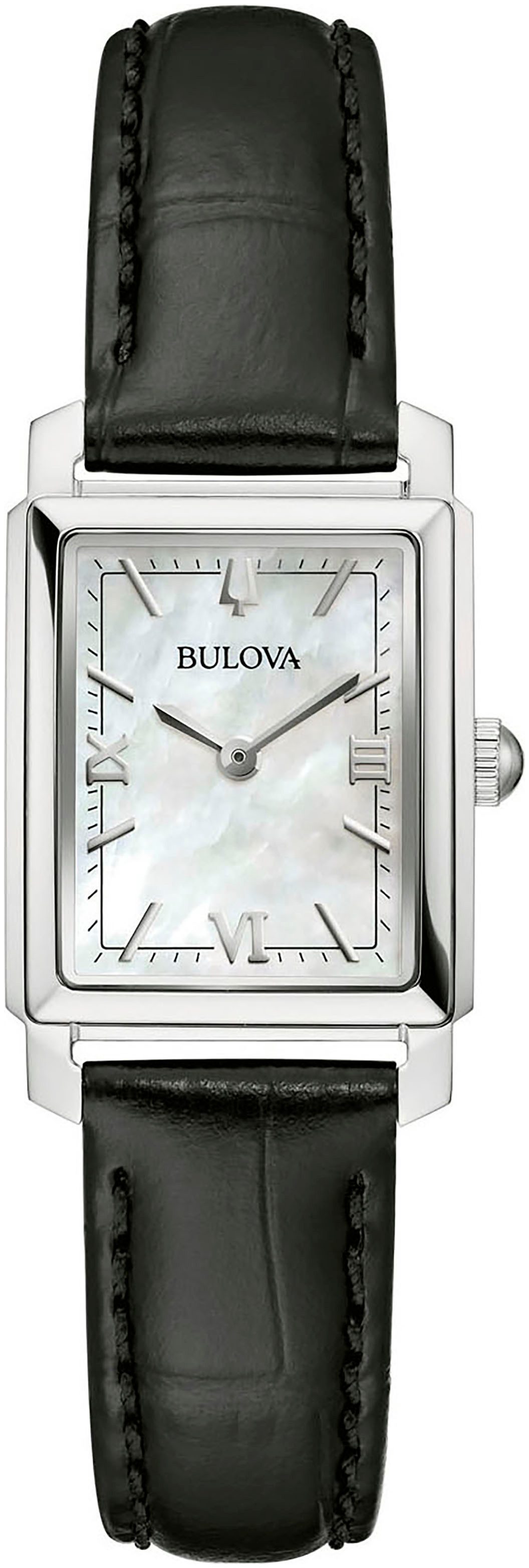 Bulova Quarzuhr 96L330, Armbanduhr, Damenuhr, Lederarmband, günstig online kaufen