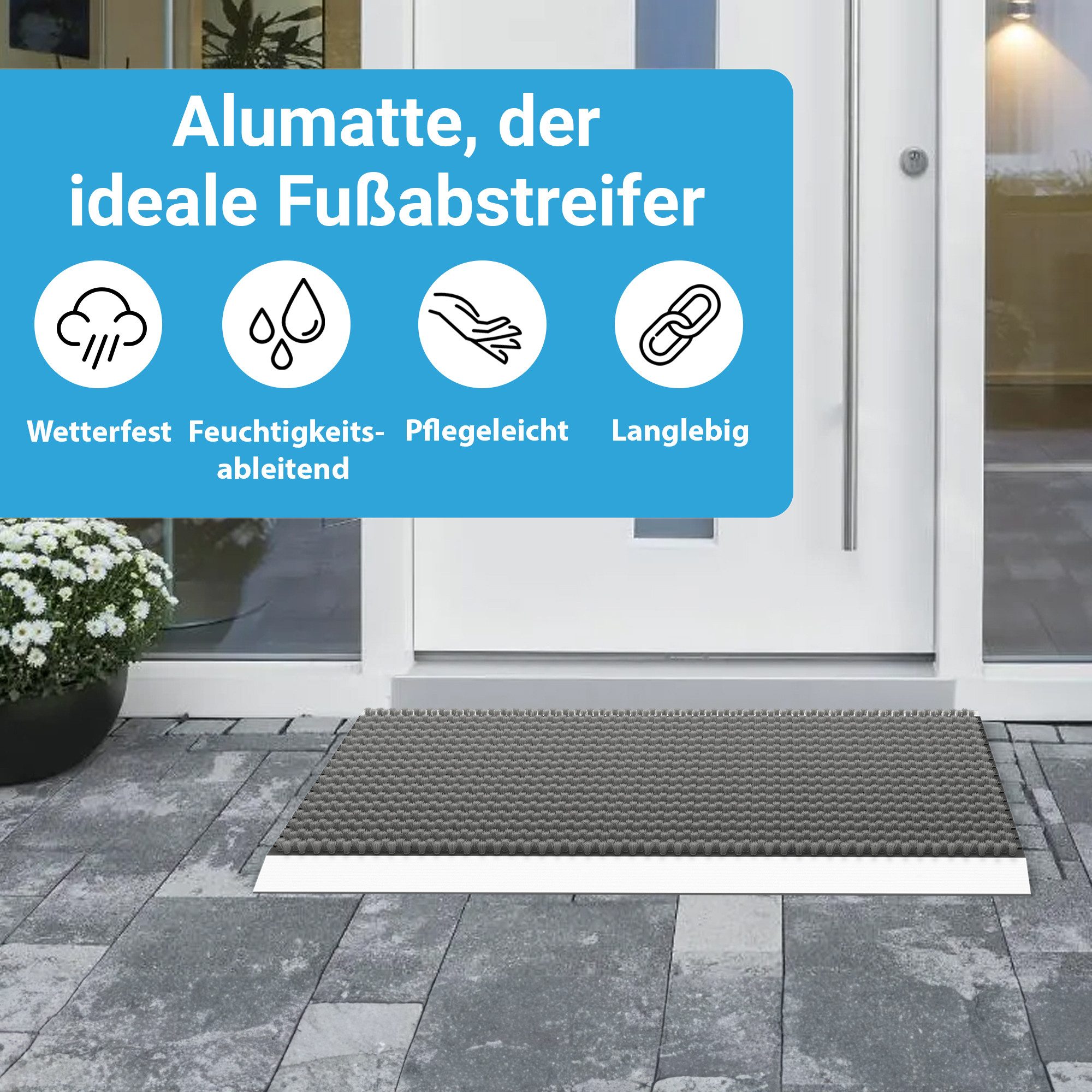 WEST & EAST Fußmatte mit Bürsten günstig online kaufen
