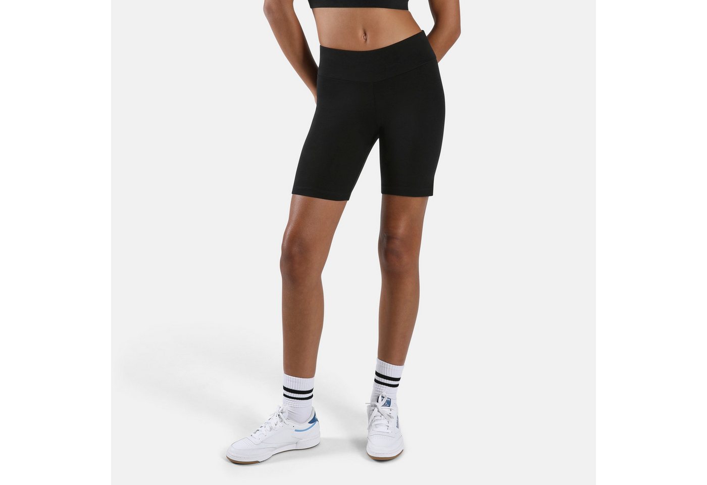 Reebok Sweatshorts FRIDA SMALL LOGO CYCLE SHORT aus Baumwolle und Elasthan