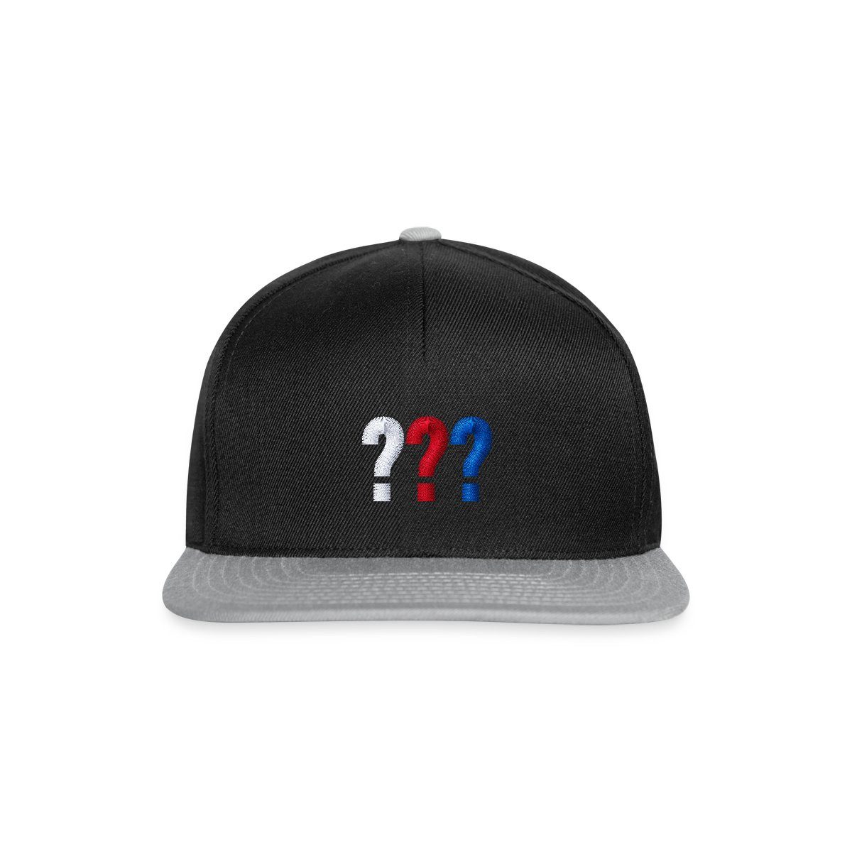 Spreadshirt Snapback Cap Die Drei Fragezeichen Logo Stickerei Snapback Cap (1-St)