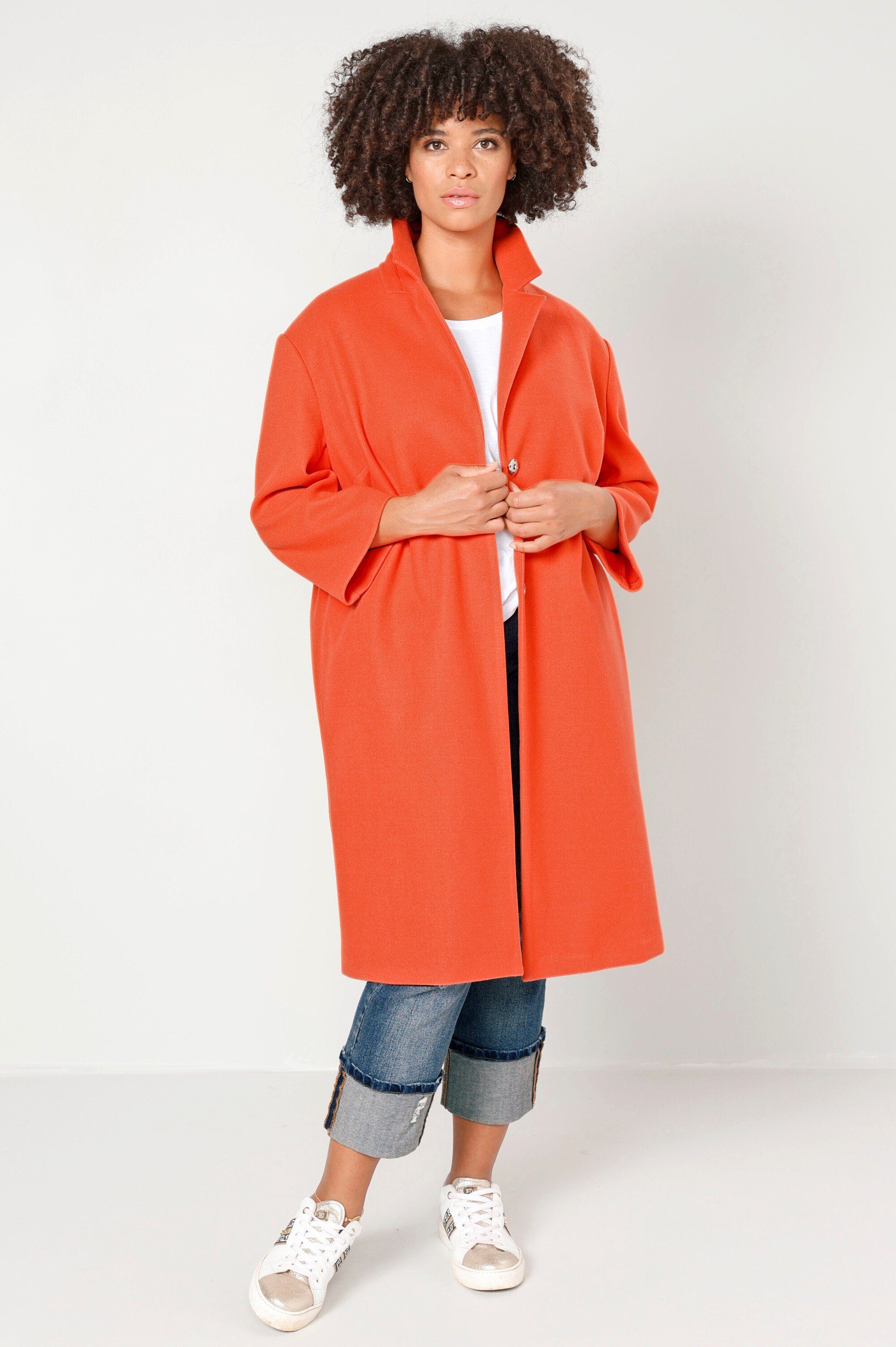 Sara Lindholm Wintermantel Mantel Boxy Fit günstig online kaufen