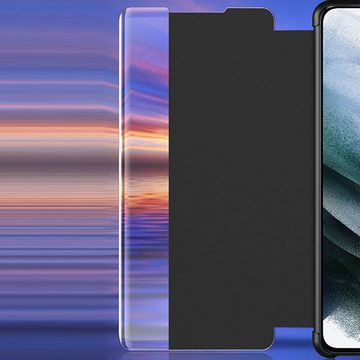 König Design Handyhülle Samsung Galaxy S22 5G, Schutzhülle Schutztasche Case Cover Etuis Wallet Klapptasche Bookstyle
