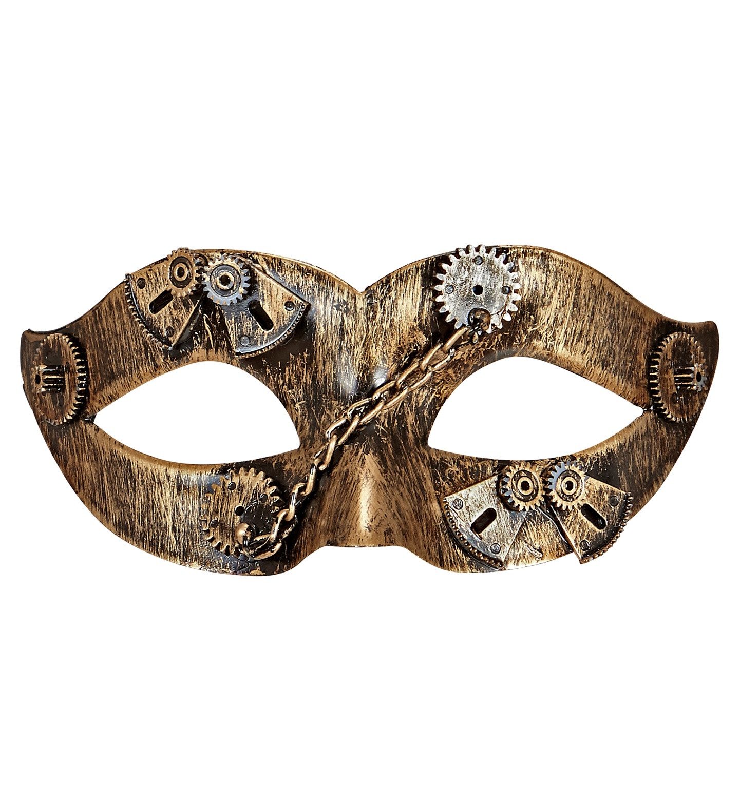 Widmann S.r.l. Verkleidungsmaske Steampunk Augenmaske für Damen, Kupfer