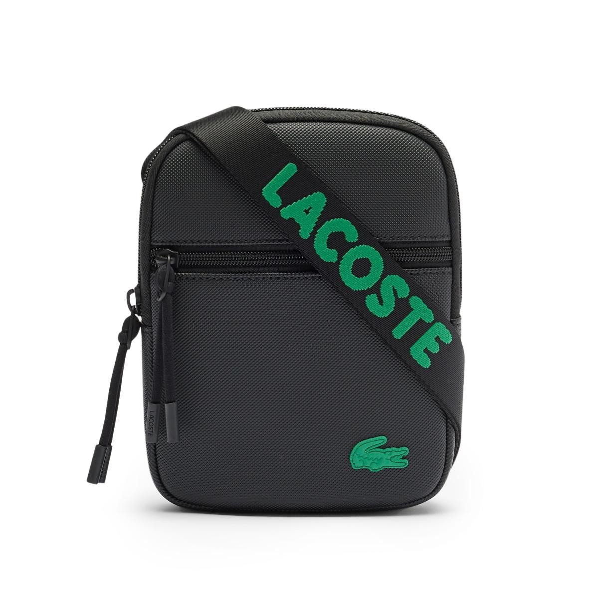 Lacoste Umhängetasche Lacoste Jacquard Webbing Noir günstig online kaufen