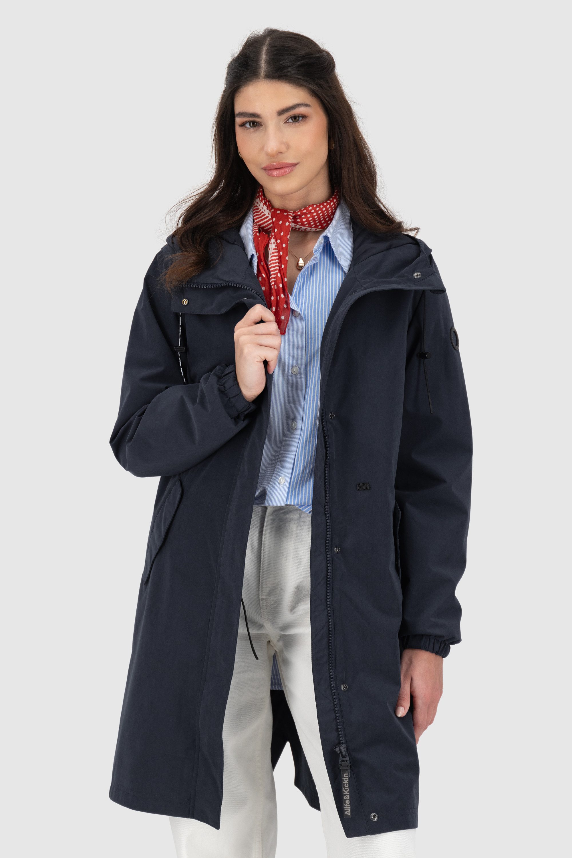 Alife & Kickin Parka FrizziAKA mit Kapuze und Klappentaschen