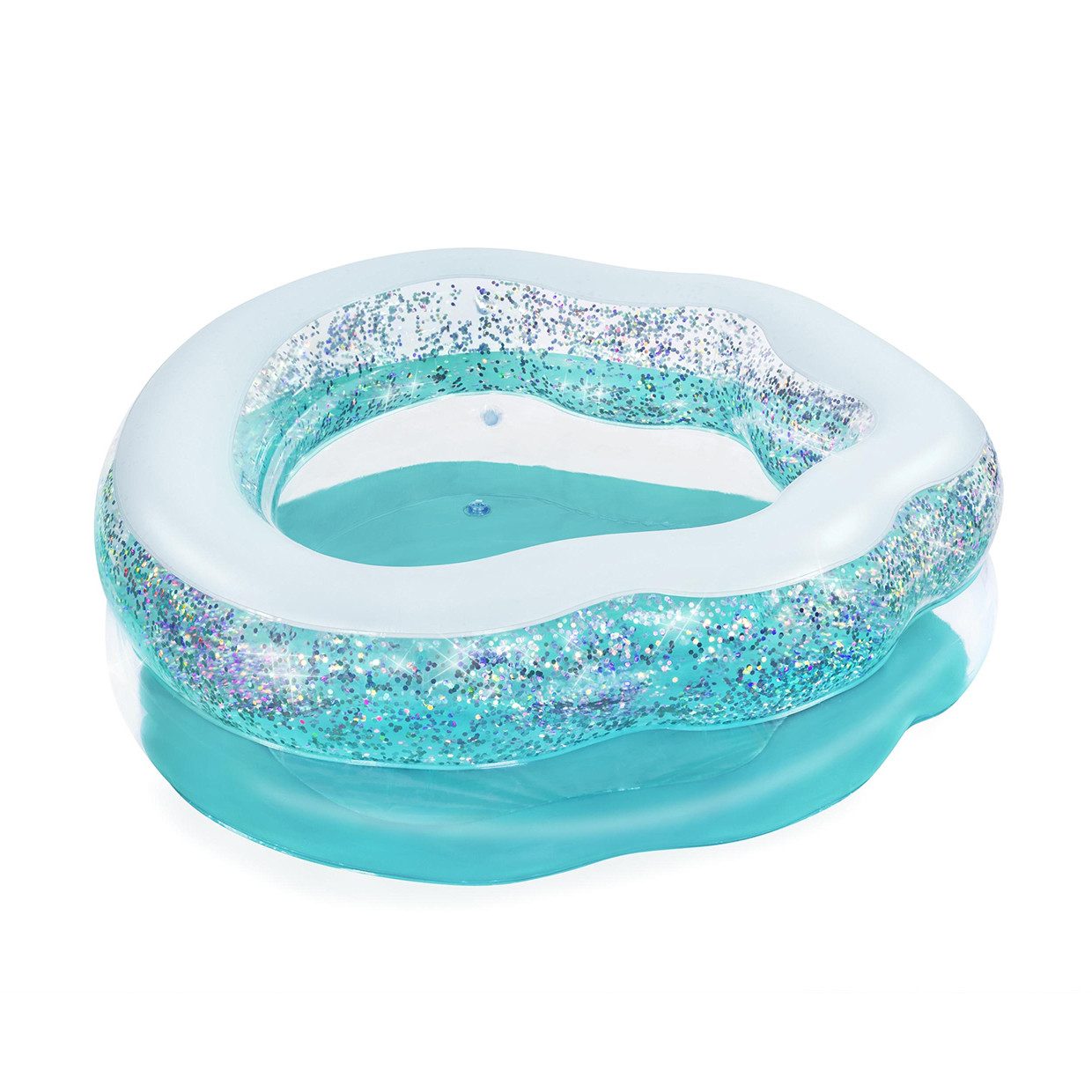 Bestway Детский басейн Sparkle Shell™, (Packung, 1-tlg., 150 x 127 x 43 cm), 2 gleichgroße Luftringe