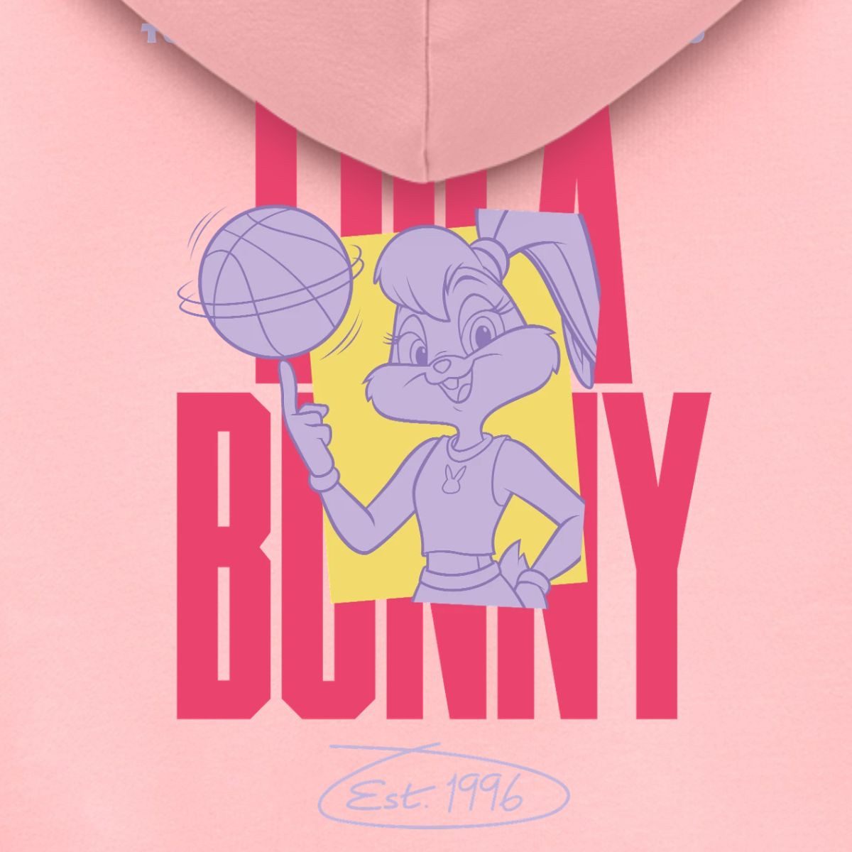 Spreadshirt Hoodie Looney Tunes Lola Bunny Mit Basketball Est. 1996 Kinder Premium Hoodie (1-tlg)