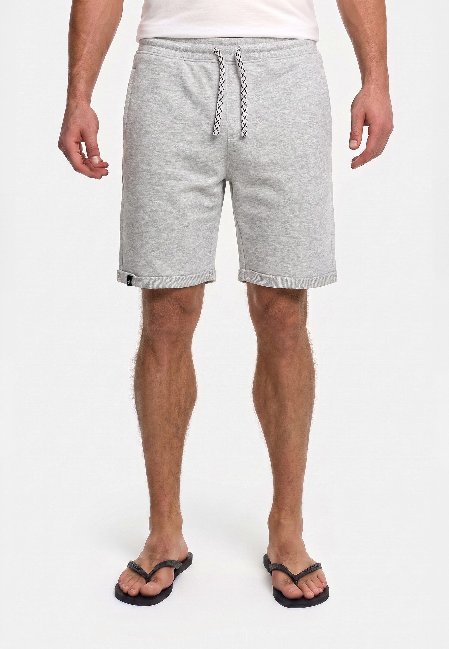 INDICODE Sweatshorts Herren Aldrich Sweat Shorts Herrenshorts elastischer Bund mit Kordelzug