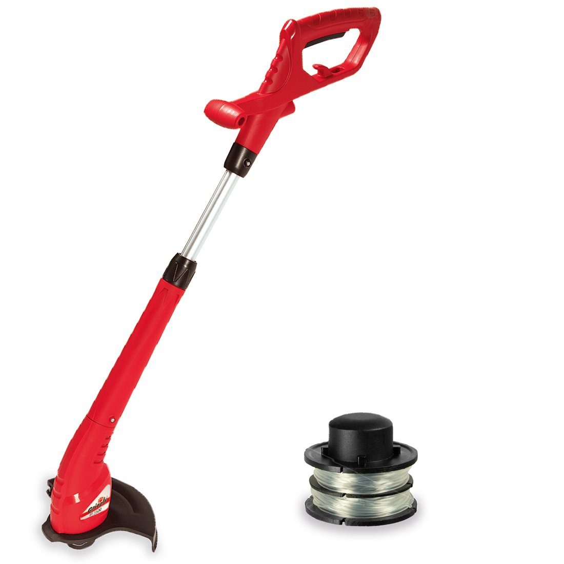 Grizzly Tools Elektro-Rasentrimmer 350 Watt, 25 cm Schnittkreis, Tippautomatik