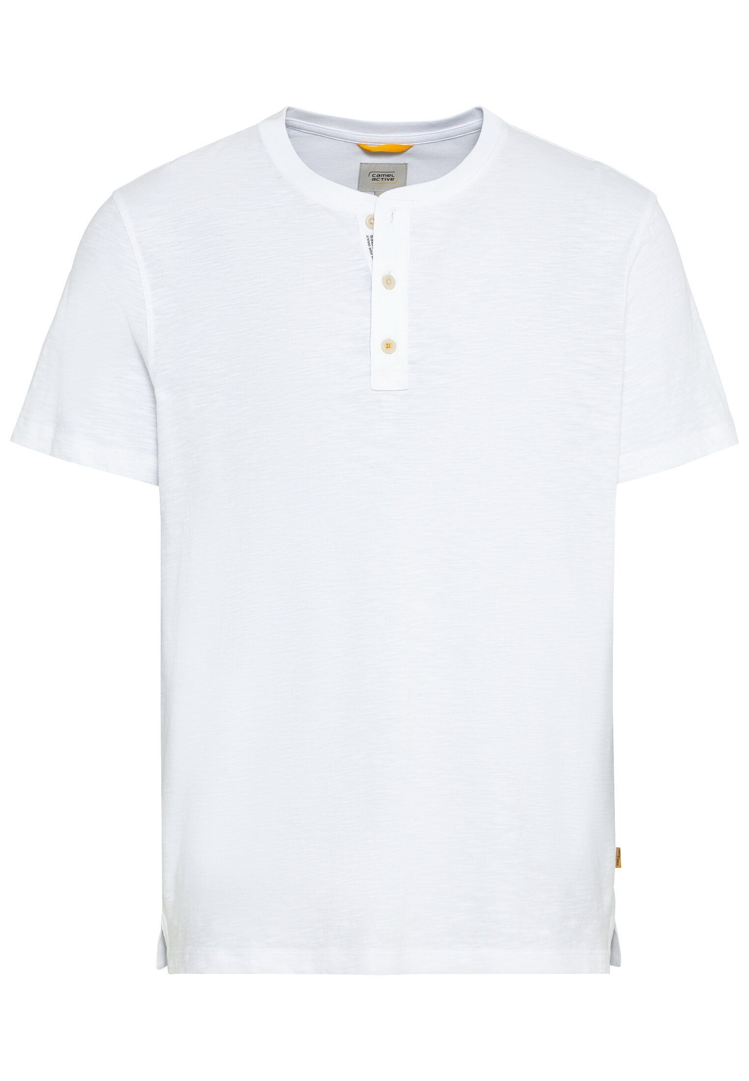 camel active T-Shirt mit Henley Ausschnitt