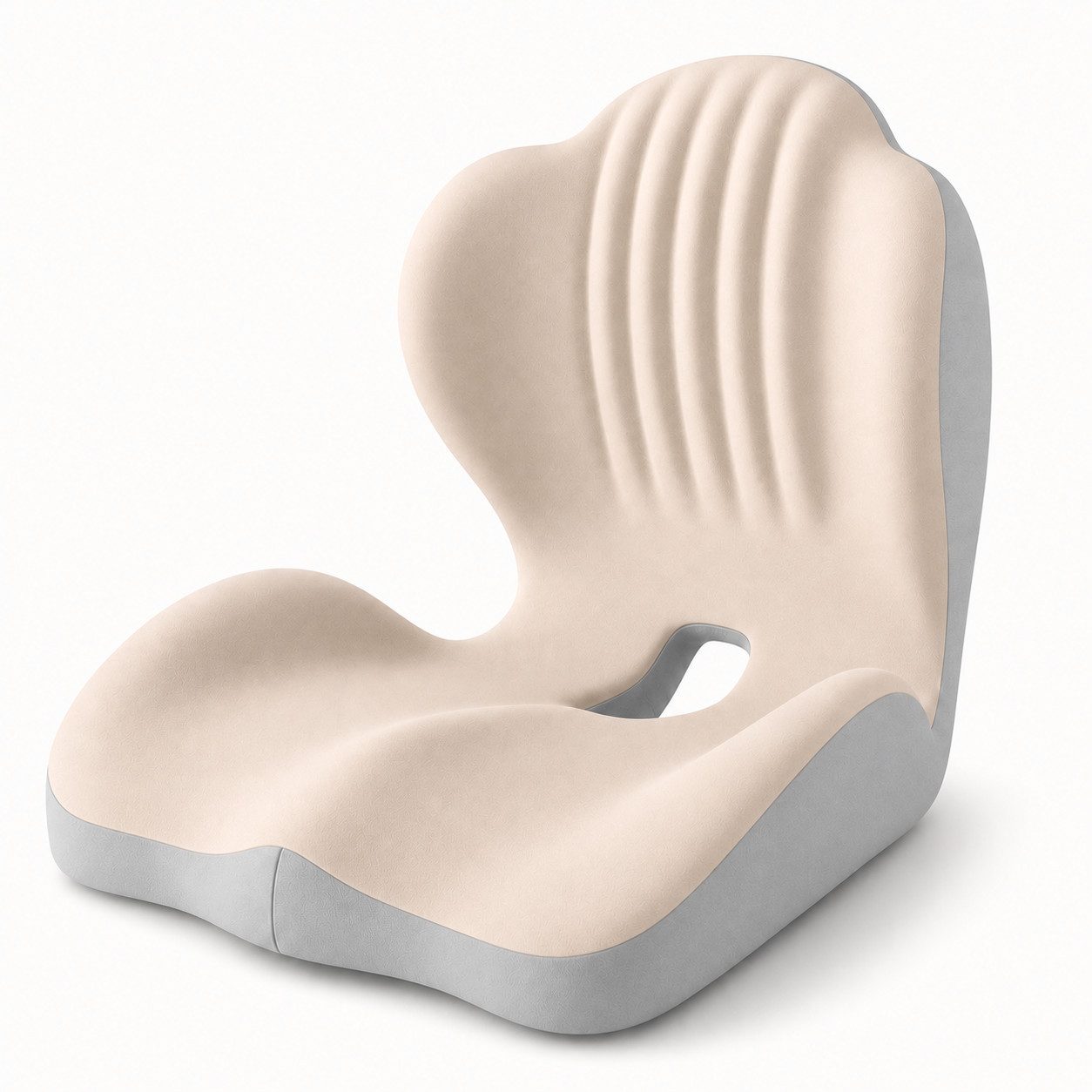 Tekoo Sitzkissen Ergonomisches Sitzkissen & Rückenstütze 2-in-1 für Büro und Auto