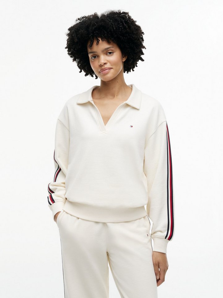Tommy Hilfiger Underwear Sweatshirt RUGBY SWEATER aus Baumwoll-Terry, Relaxed Fit