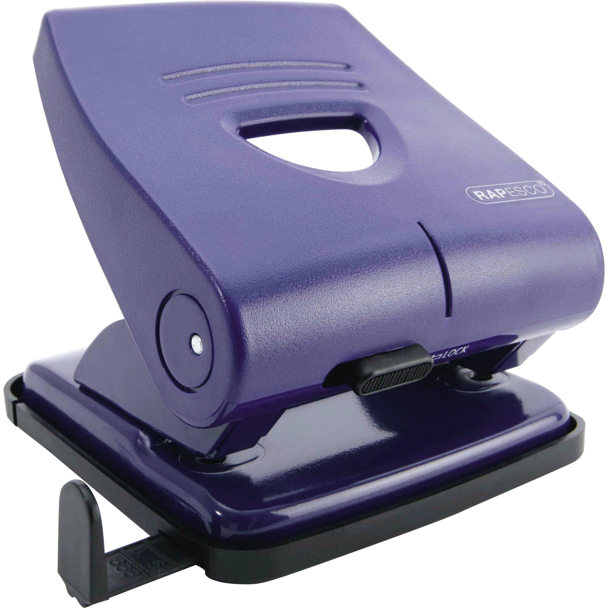 RAPESCO Locher Locher 827-P PF827PL2 2fach 30 Blatt blau (12 Stück)