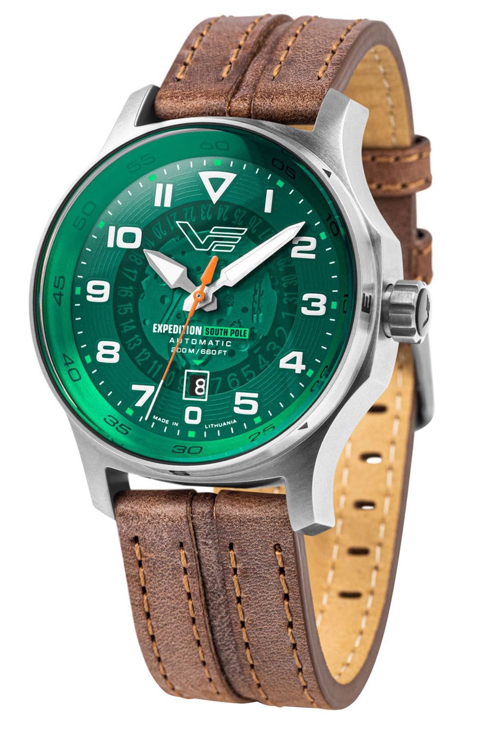 Vostok Europe Automatikuhr Expedition South Pole Automatik Braun/Grün