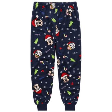 Sarcia.eu Schlafanzug DISNEY Mickey Maus Weihnachtspyjama für Kinder, dunkelblau 5-6 Jahre