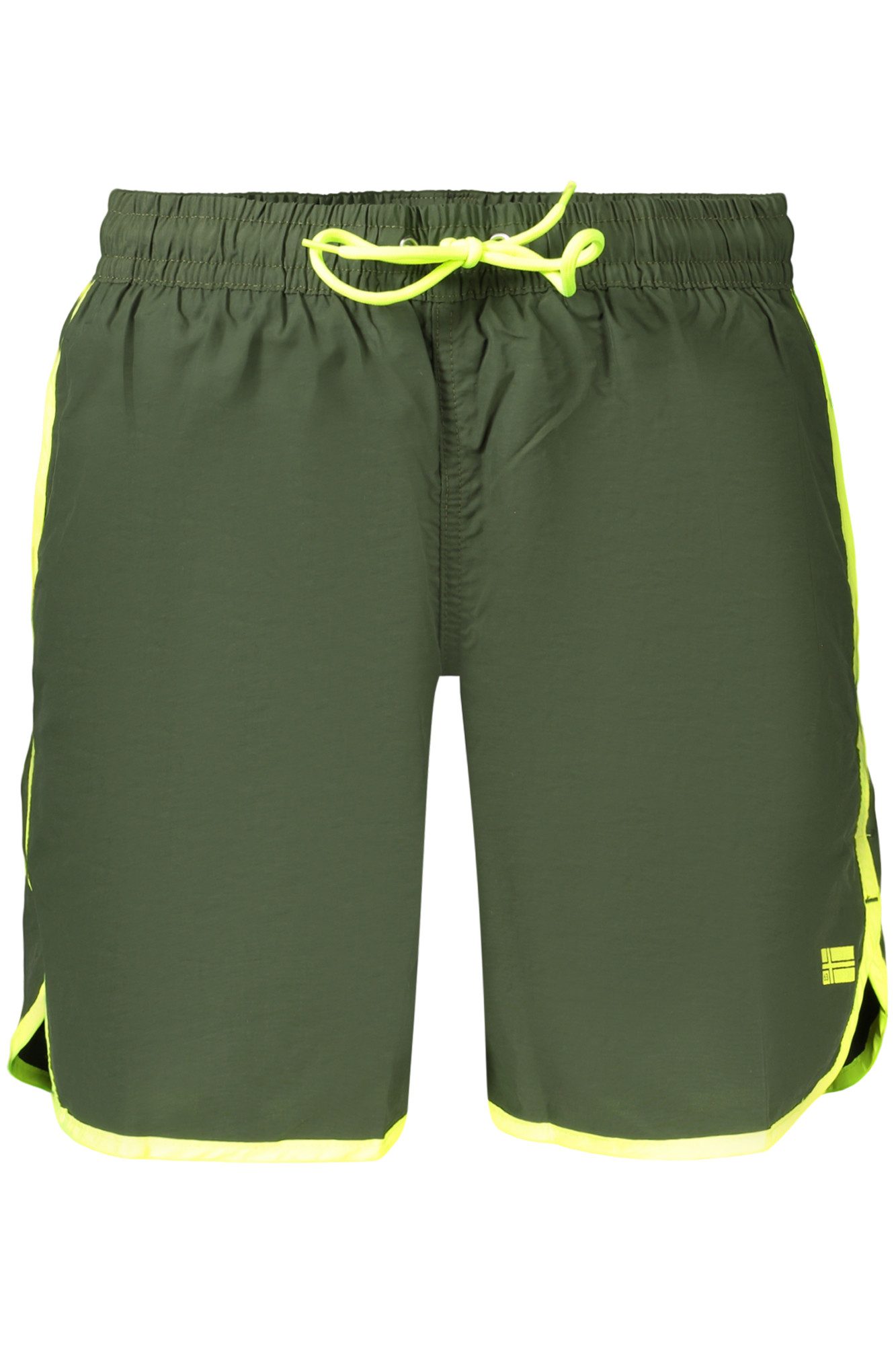NORWAY 1963 Badeshorts Herren Badehose: Grün, elastisch, mit Innenfutter und Taschen