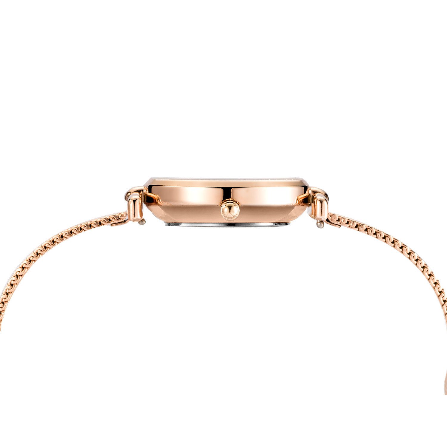 Victoria Hyde Quarzuhr Pearl Quarzuhr, Armbanduhr, Edelstahlarmband, Perlmutt-Zifferblatt Mesh-Armband, (1-tlg., Kein Set)