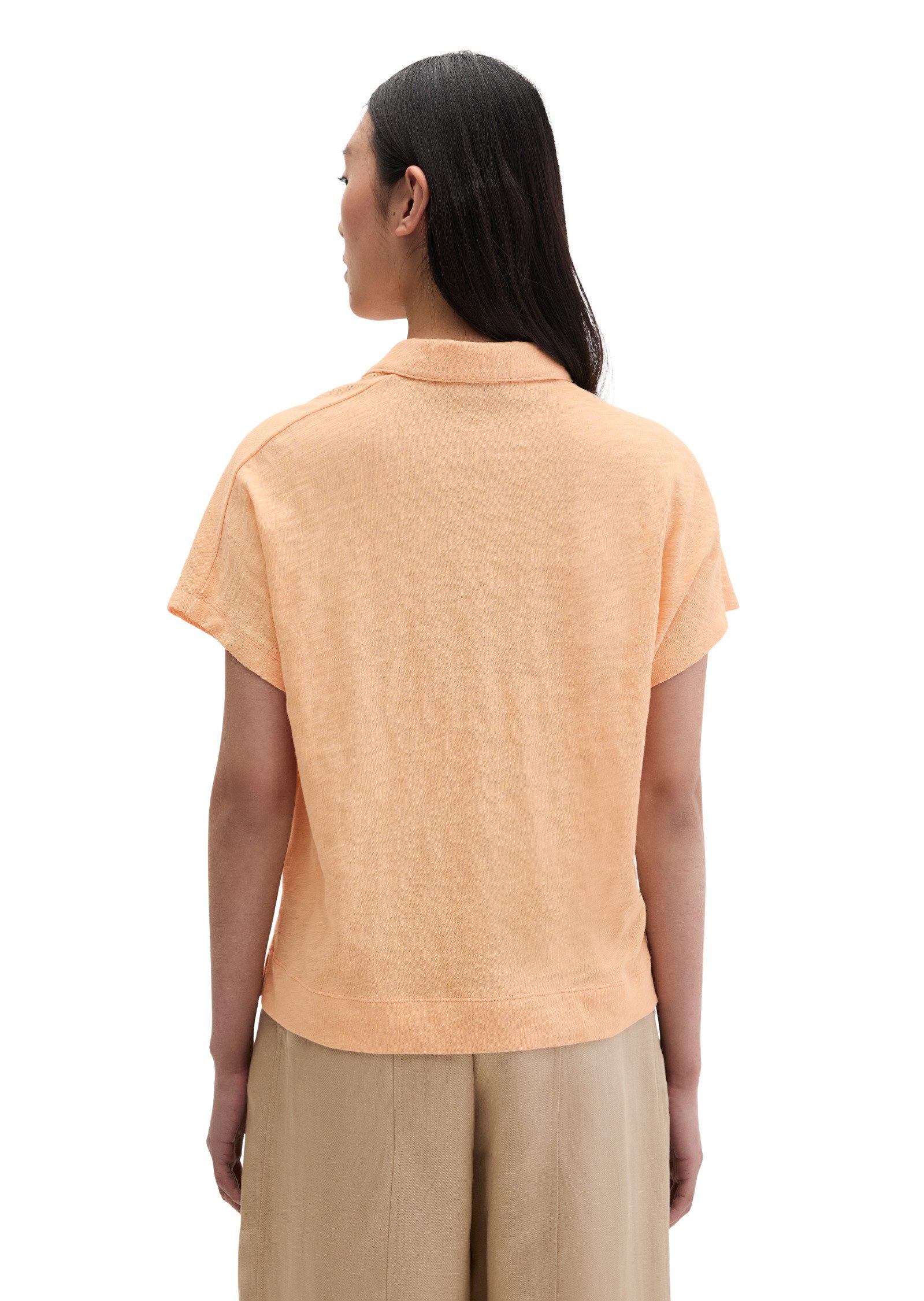 Marc O'Polo Poloshirt aus Slub Jersey