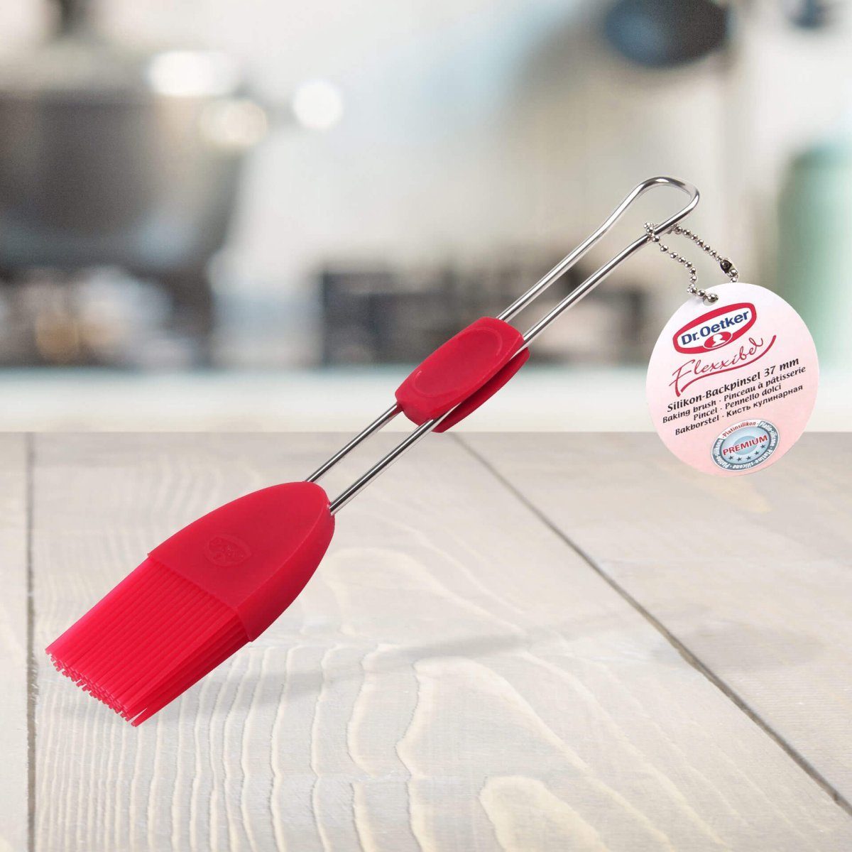 Dr. Oetker Küchenhelfer Backpinsel Silikon-Backpinsel