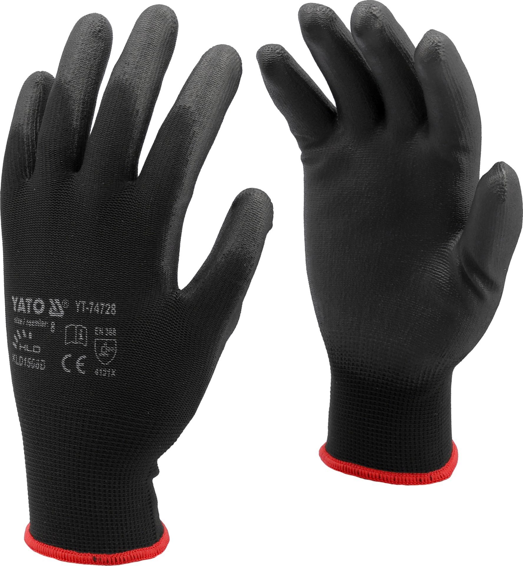 TRIZERATOP Arbeitshandschuhe Arbeitshandschuhe, Nylon, PU (Arbeitshandschuhe, Nylon, PU Gr. 9/L) Markenqualität