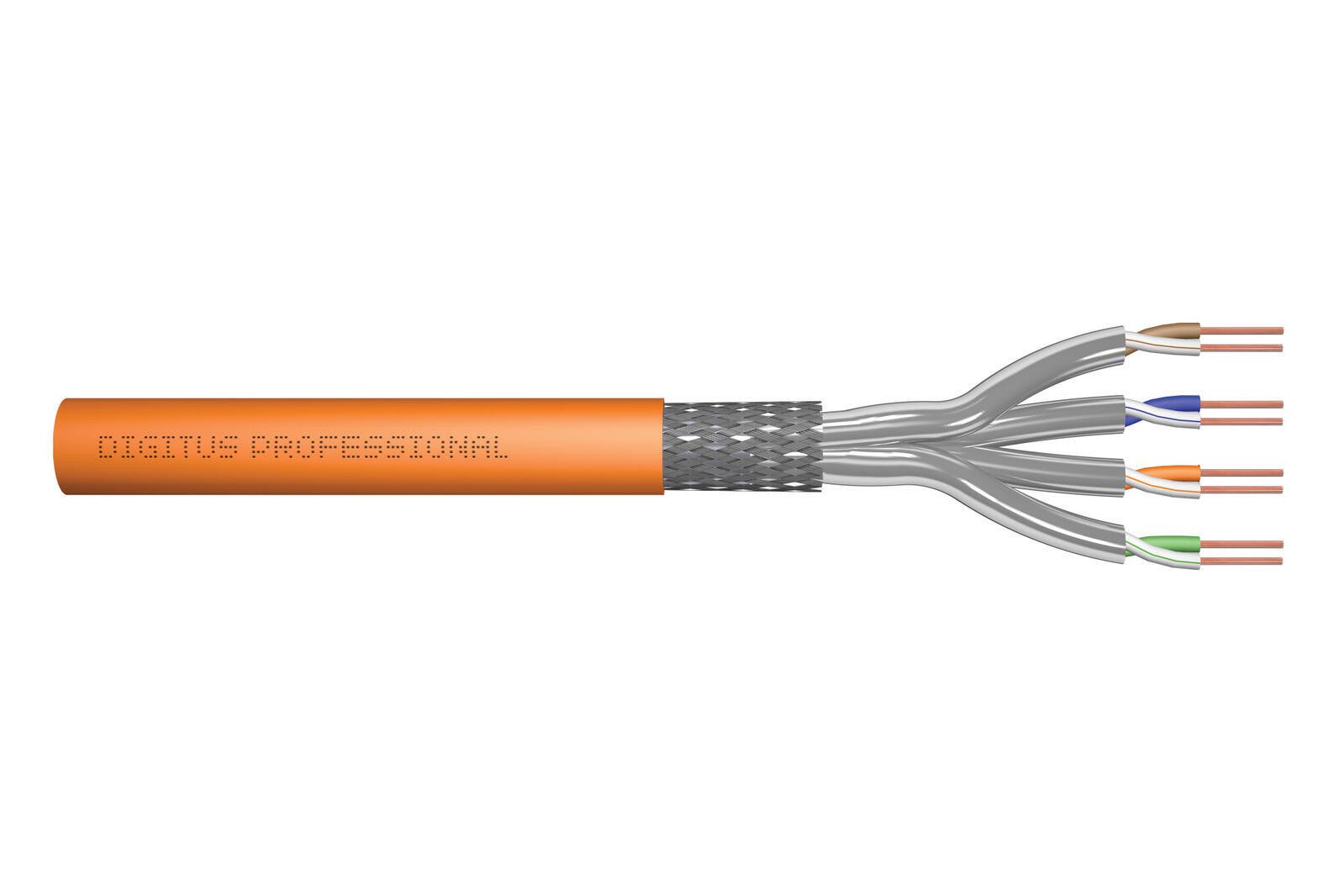 Digitus CAT 7 S/FTP Verlegekabel, 1000 m, Simplex, B2ca Netzwerkkabel
