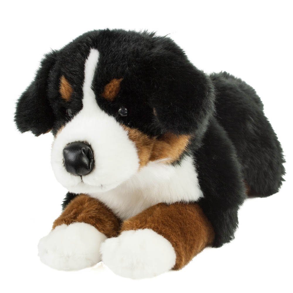 Teddys Rothenburg Kuscheltier Berner Sennenhund Plüschtier liegend 45 cm Stoffhund