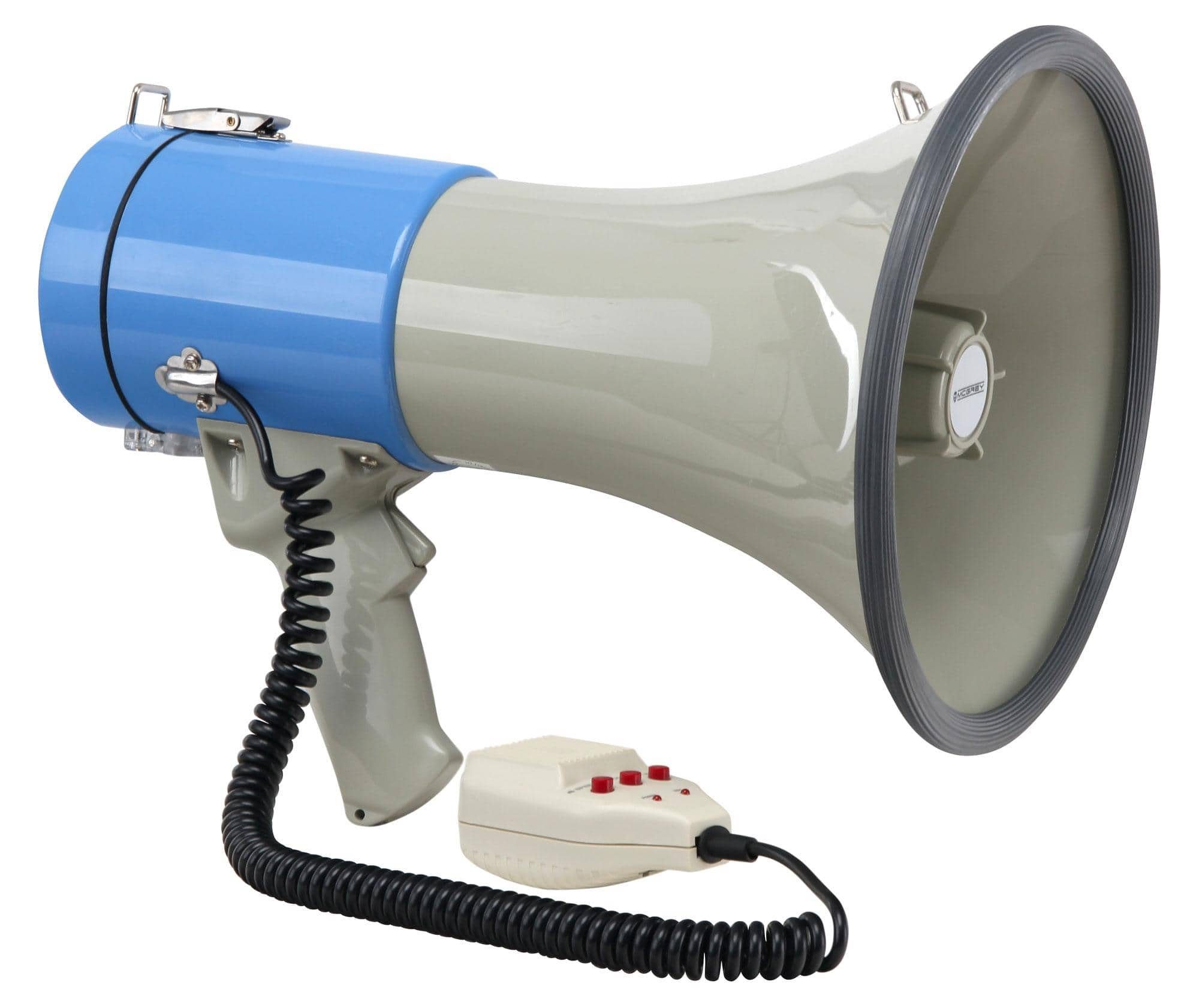 McGrey Megafon Megaphon - Sprachrohr - Sirene- Whistle-, Aufnahme/Wiedergabefunktion, robuste Bauweise, (MP-800RHS, Inkl. Tragegurt), mit USB/SD/AUX-MP3-Player