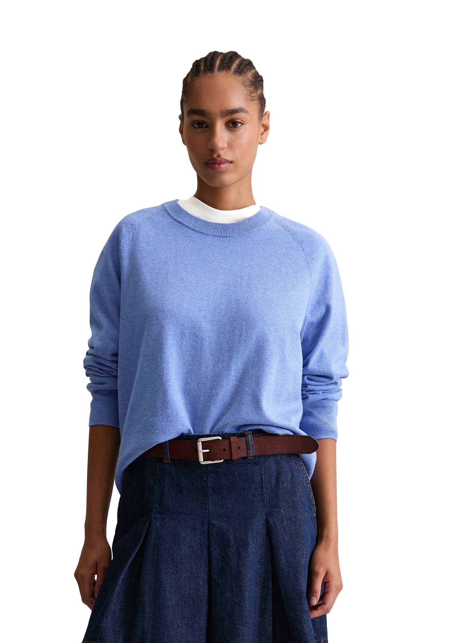 Marc O'Polo DENIM Strickpullover aus Soft Cotton Stretch