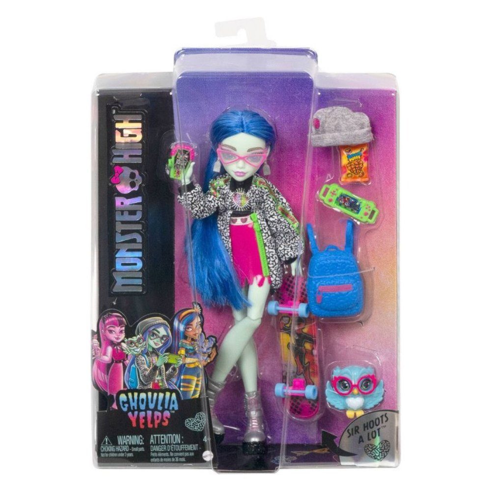 Mattel® Ghoulia Puppe High Anziehpuppe Yelps Monster