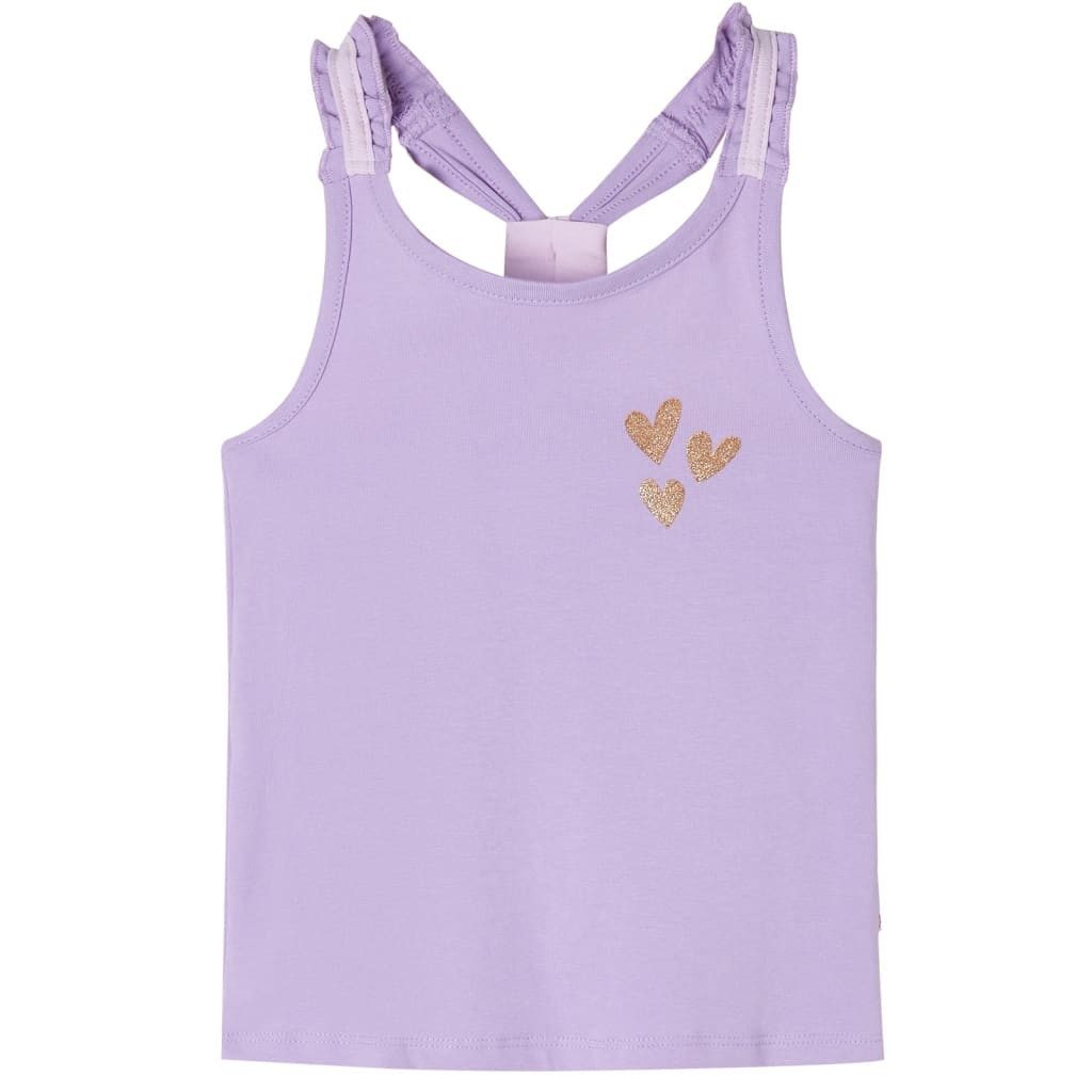vidaXL Tanktop Kinder-Tanktop Lila 140