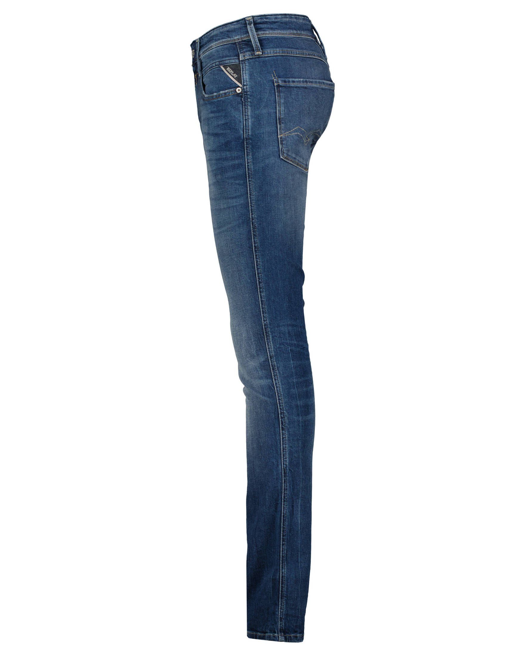 Herren 5-Pocket-Jeans Jeans Fit (1-tlg) ANBASS Replay Skinny