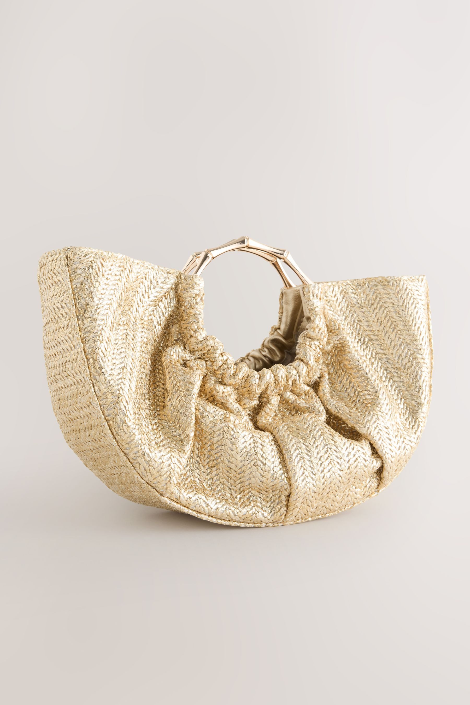 Next Clutch Handtasche in Raffia-Optik (1-tlg)
