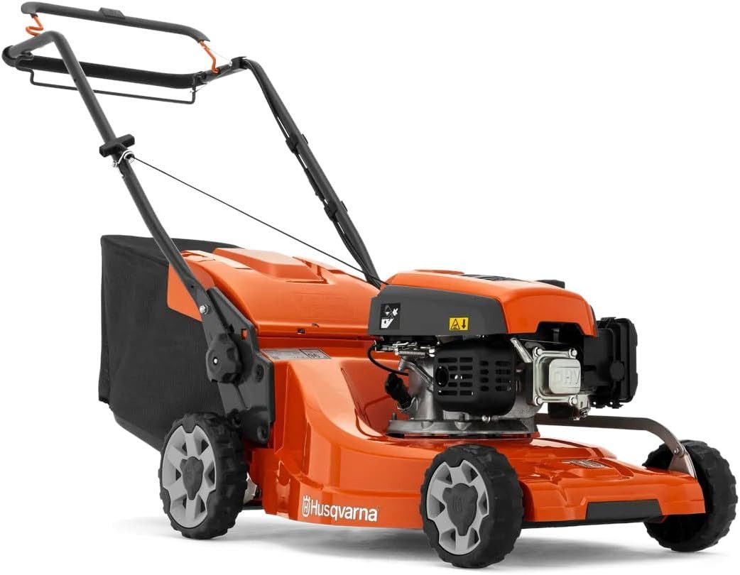 Husqvarna Benzinrasenmäher LC247S, 2,2 kW Motor, 47cm Schnittbreite, Radantrieb, 55L Fangbox