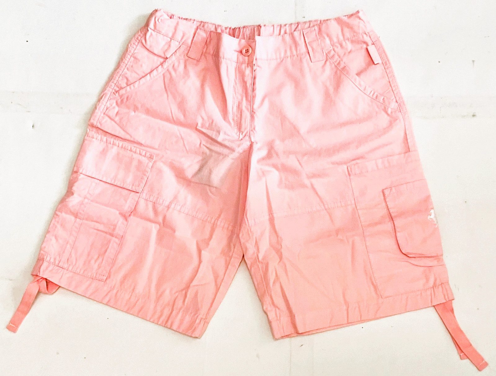 Ferrari Cargoshorts Ferrari Kinder Short, Ferrari Girl Fabric Short, Ferrari Cargoshorts Elastikbund mit Tunnelzug, in Unifarbe