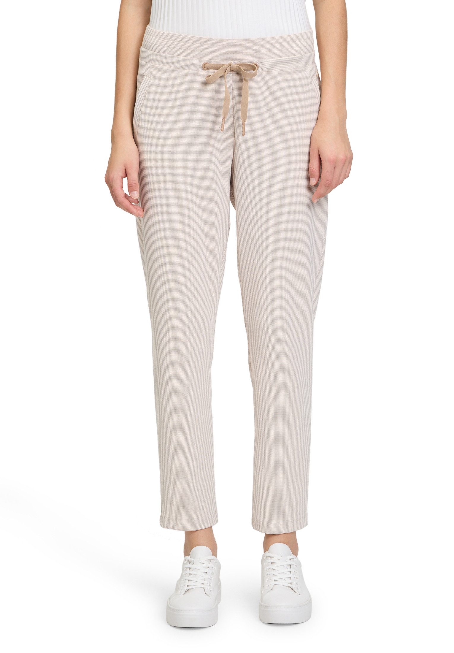 Betty&Co Schlupfhose Betty & Co Schlupfhose mit Bindegürtel Material