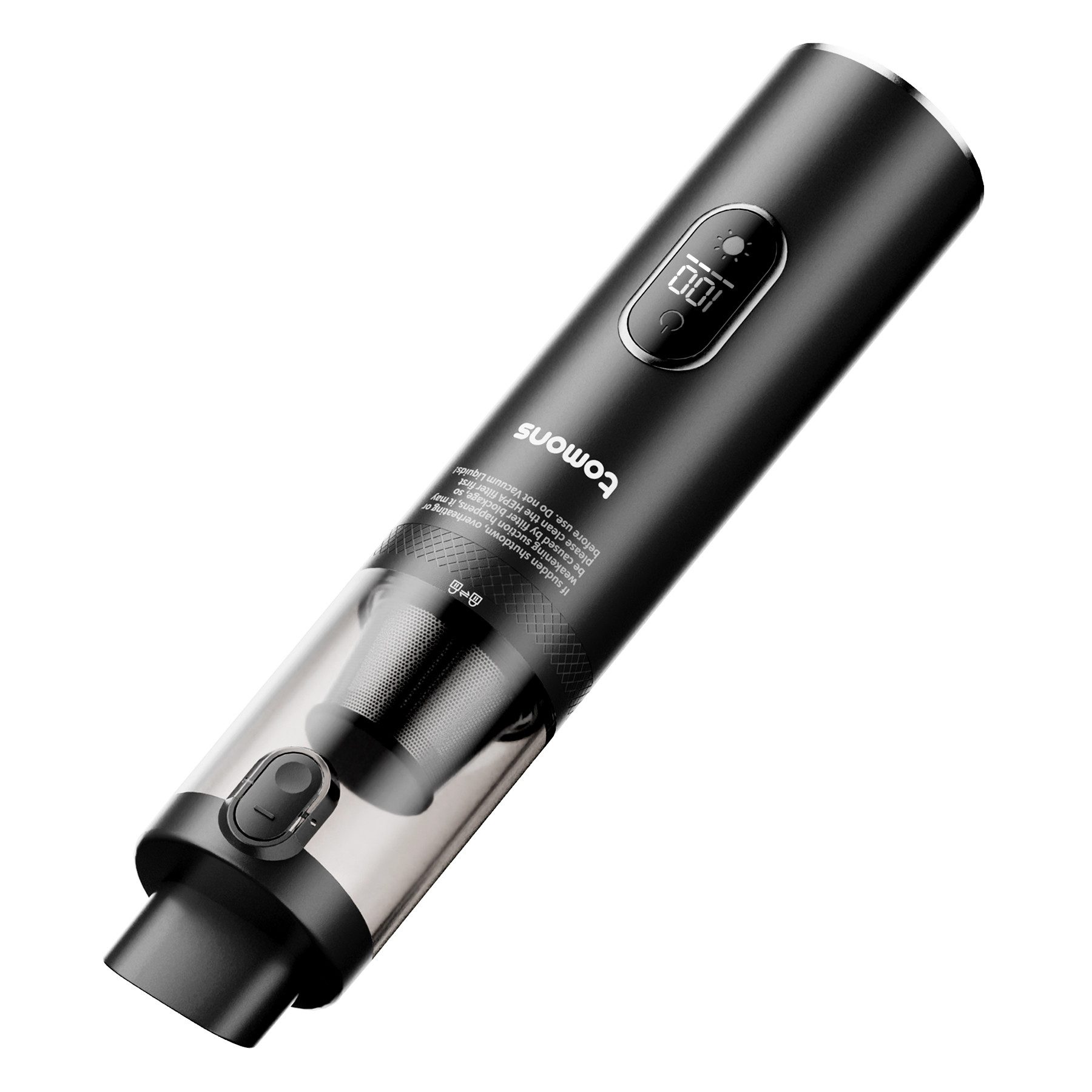 Tomons Akku-Handstaubsauger 14000PA Autostaubsauger kabelloser mit HEPA-Multifiltration, mit Blasfunktion