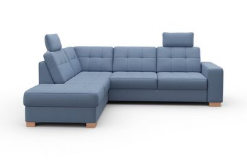 sit&more Ecksofa Quincy L-Form, wahlweise mit Bettfunktion und Bettkasten