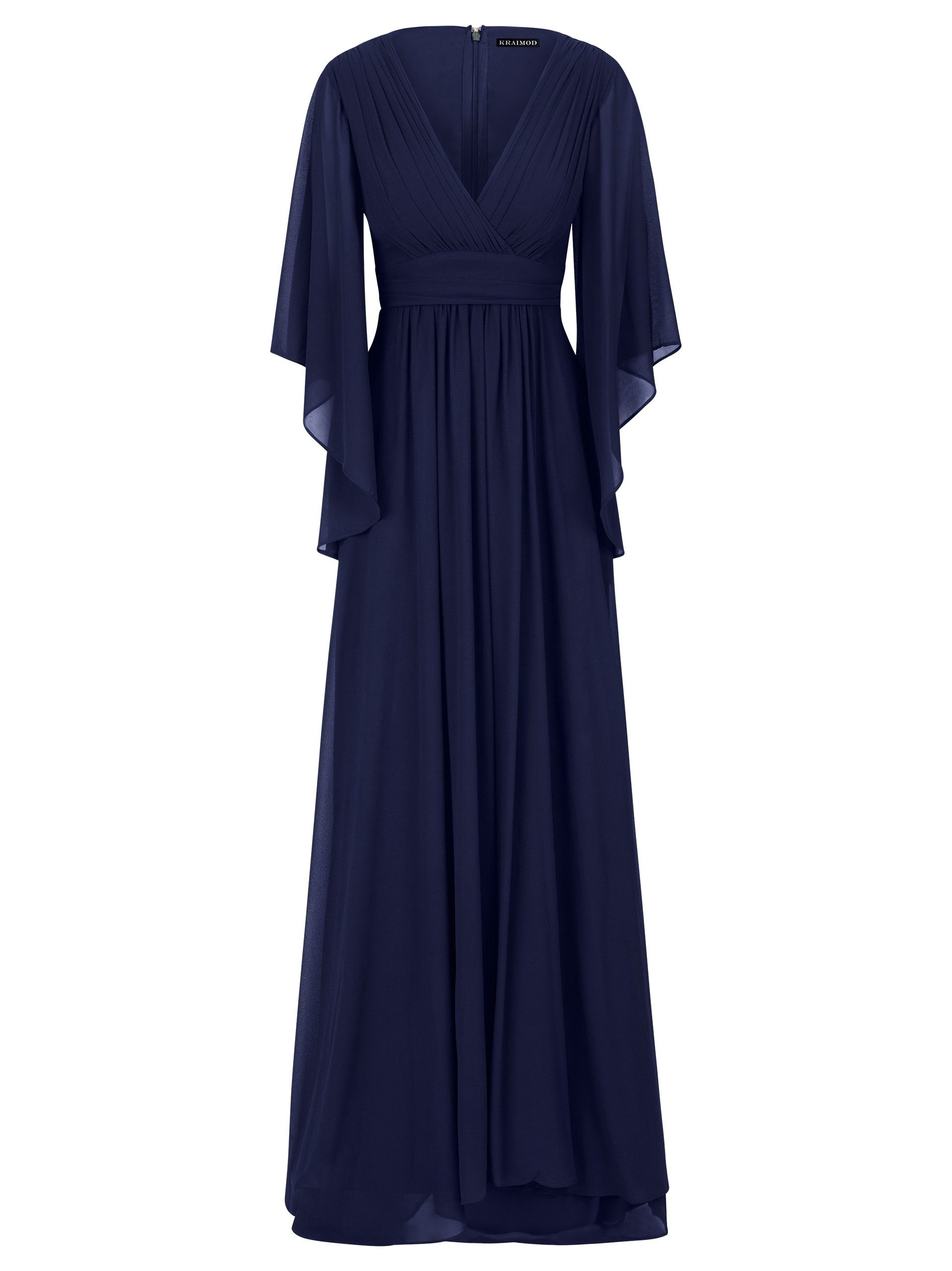 Kraimod Abendkleid aus hochwertigem Material mit V-Ausschnitt – Bild 5 von 5