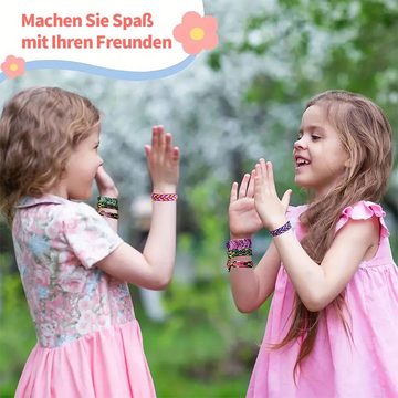 Welikera Strickmaschine Spielzeugarmband Strickmaschine für Mädchen,DIY Handseil,Armbänder