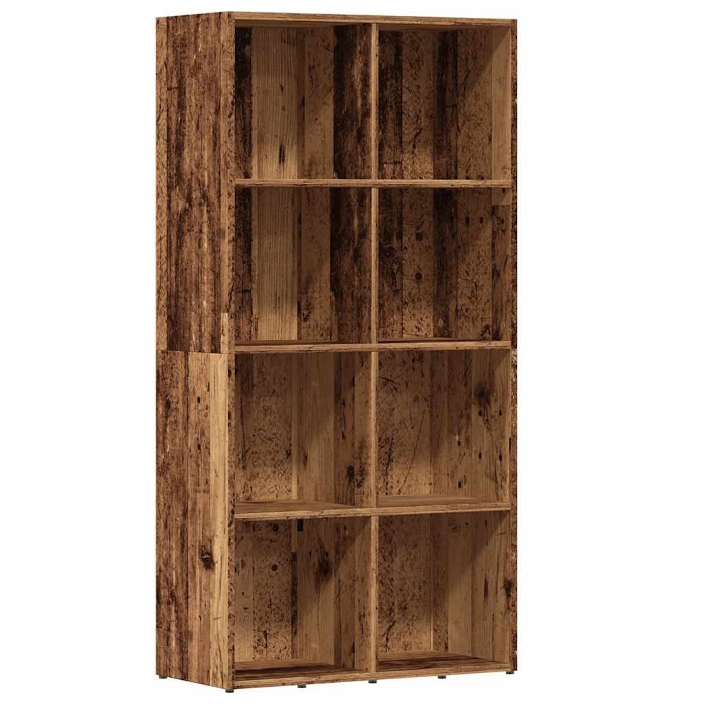 vidaXL Bücherregal, Bücherregal Altholz-Optik 66x30x130 cm günstig online kaufen