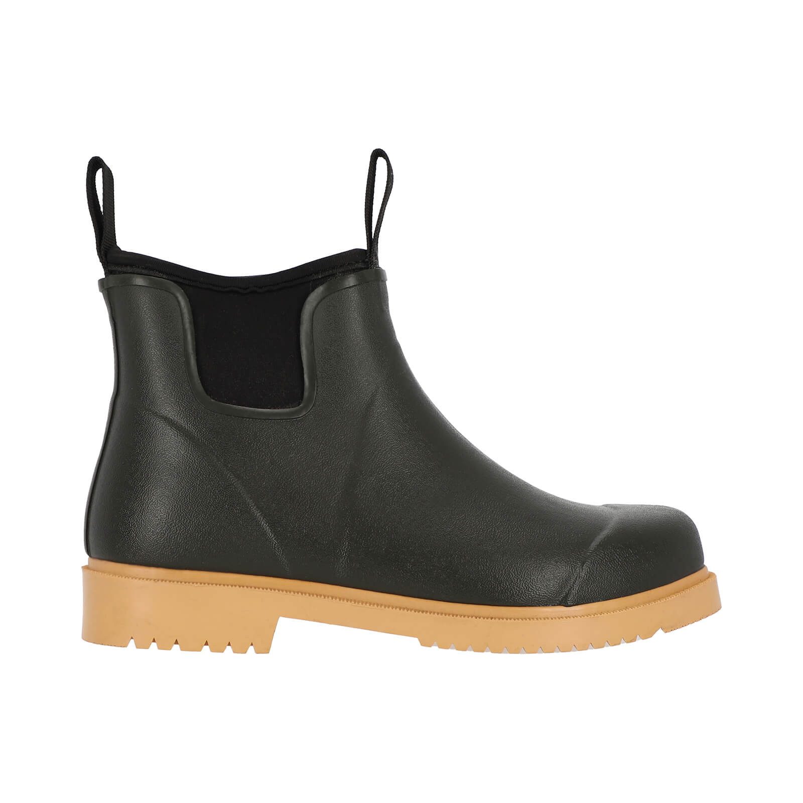 Baumfuchs 70716 Gummistiefelette Damen Halbhoher Gummistiefel unifarben mit Anziehhilfe