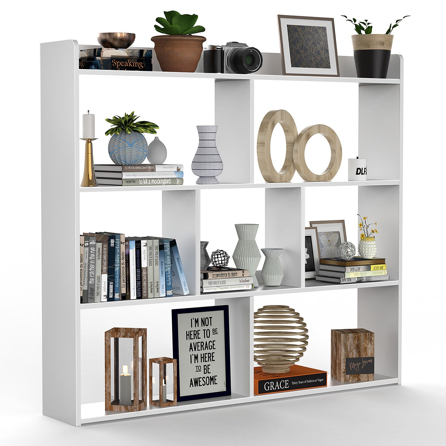WILGOON Bücherregal Raumteiler Standregal Aktenregal Büroregal günstig online kaufen