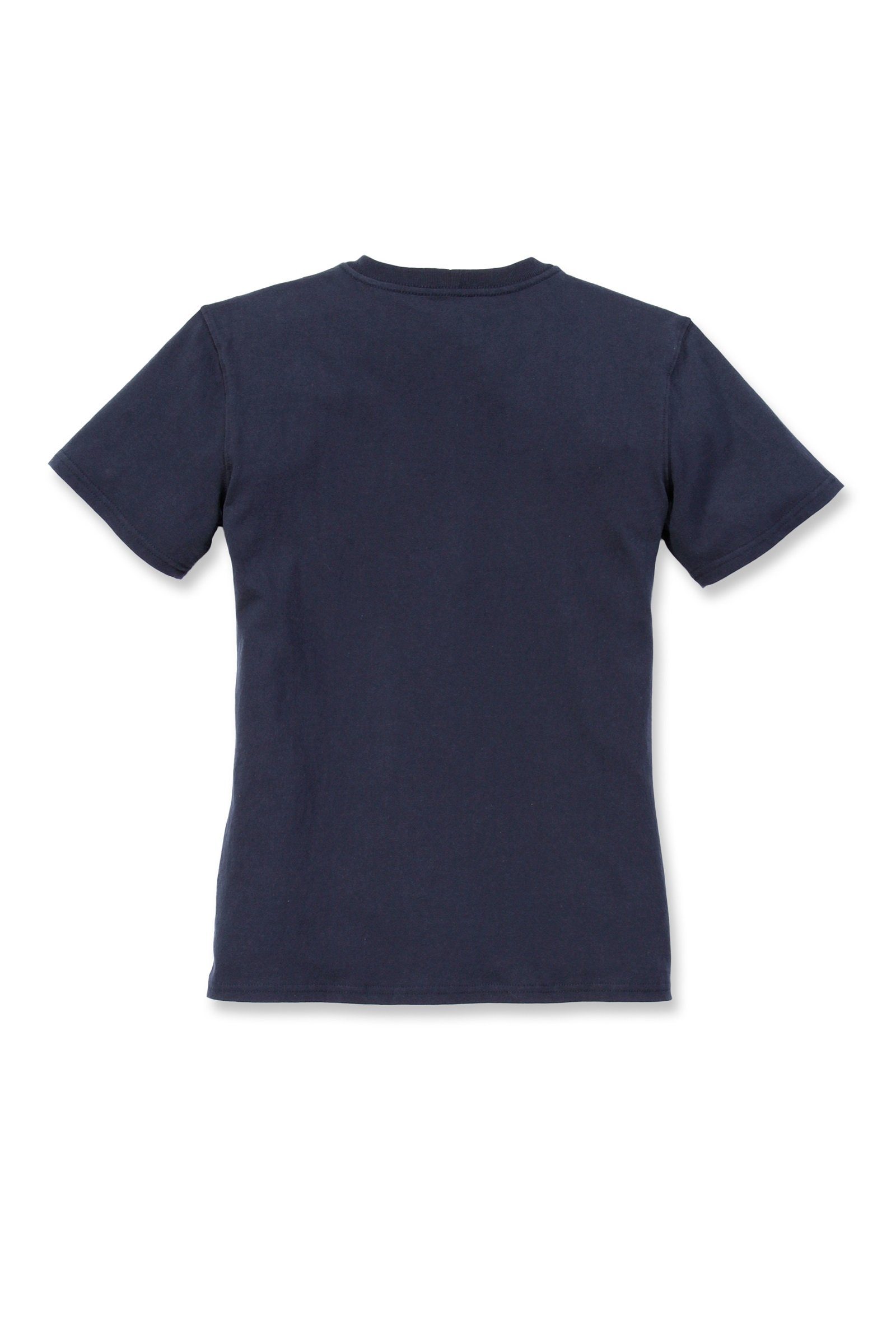 Carhartt T-Shirt Carhartt Damen T-Shirt Adult Pocket Loose Heavyweight navy Fit Short-Sleeve