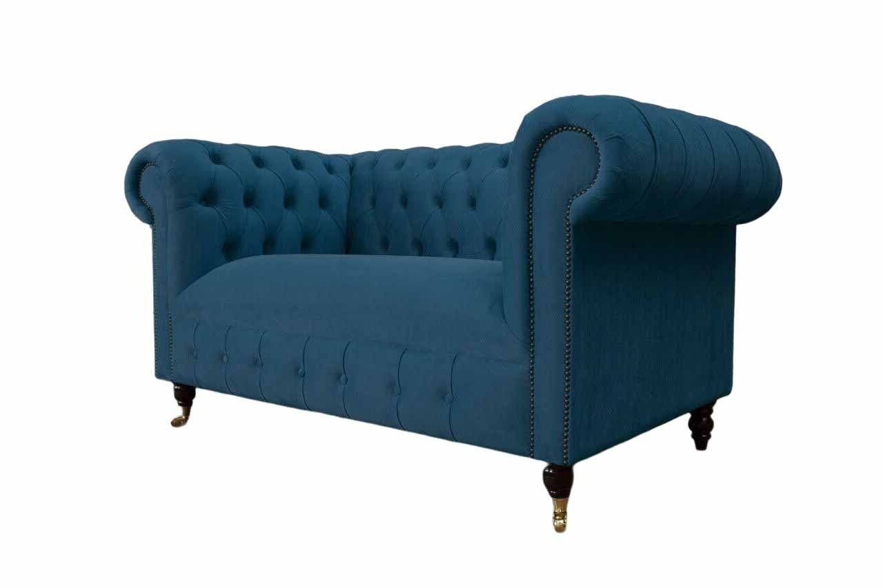 JVmoebel Sofa Chesterfield Design Luxus Polster Sofa 3 Sitzer Couch Sitz Textil Neu, Made In Europe | Alle Sofas