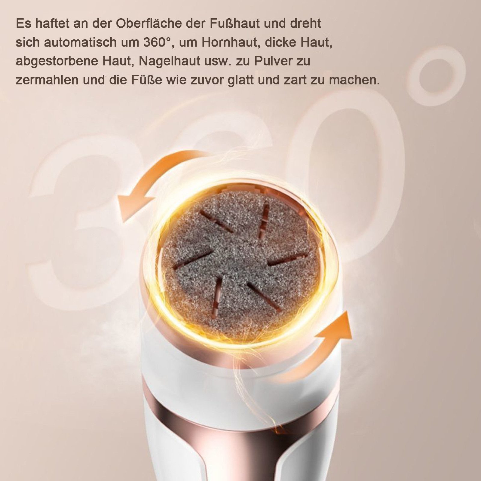 feinlux Elektrischer Hornhautentferner