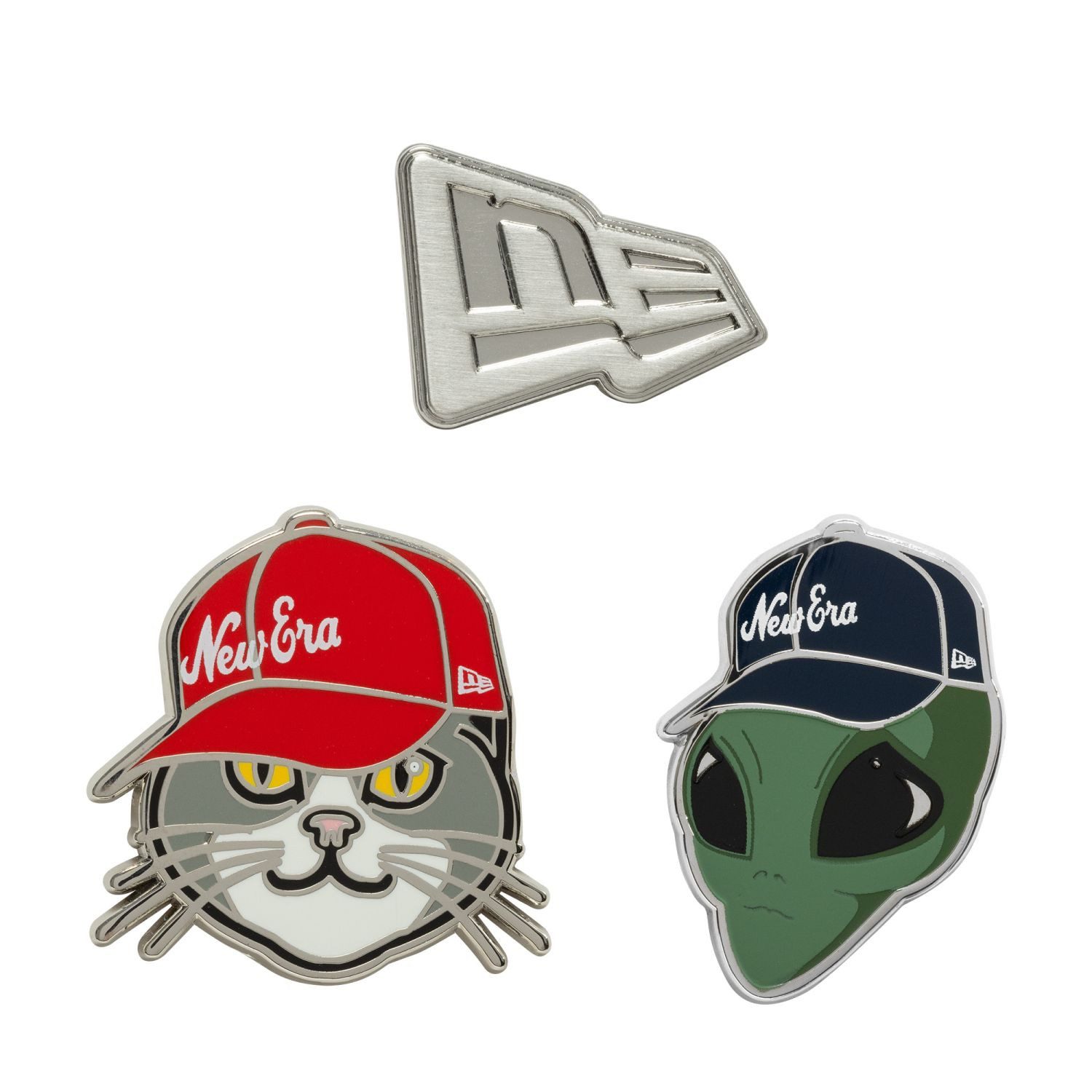 New Era Pins Universal Ювелирные изделия Caps PIN BADGE 3er Set