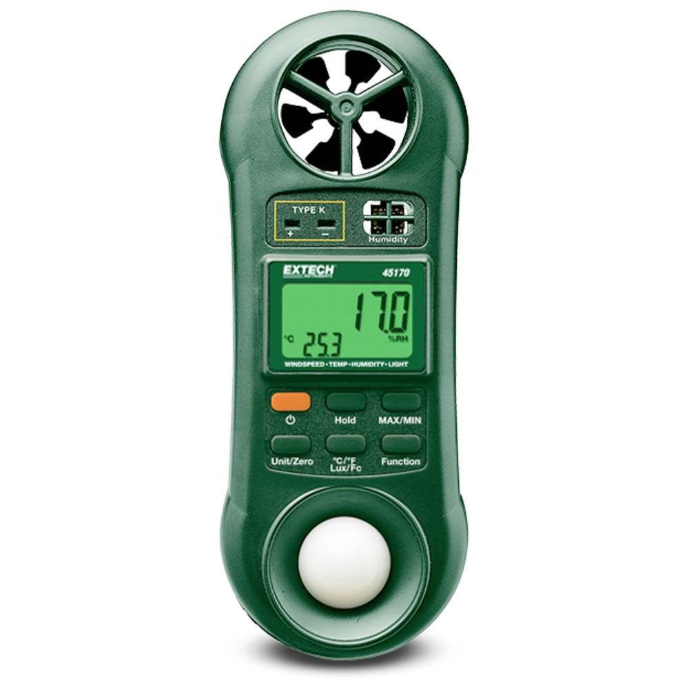 Extech Außentemperaturanzeige Umweltmessgerät 45170, Multifunktions-Umweltmessgerät 4in1