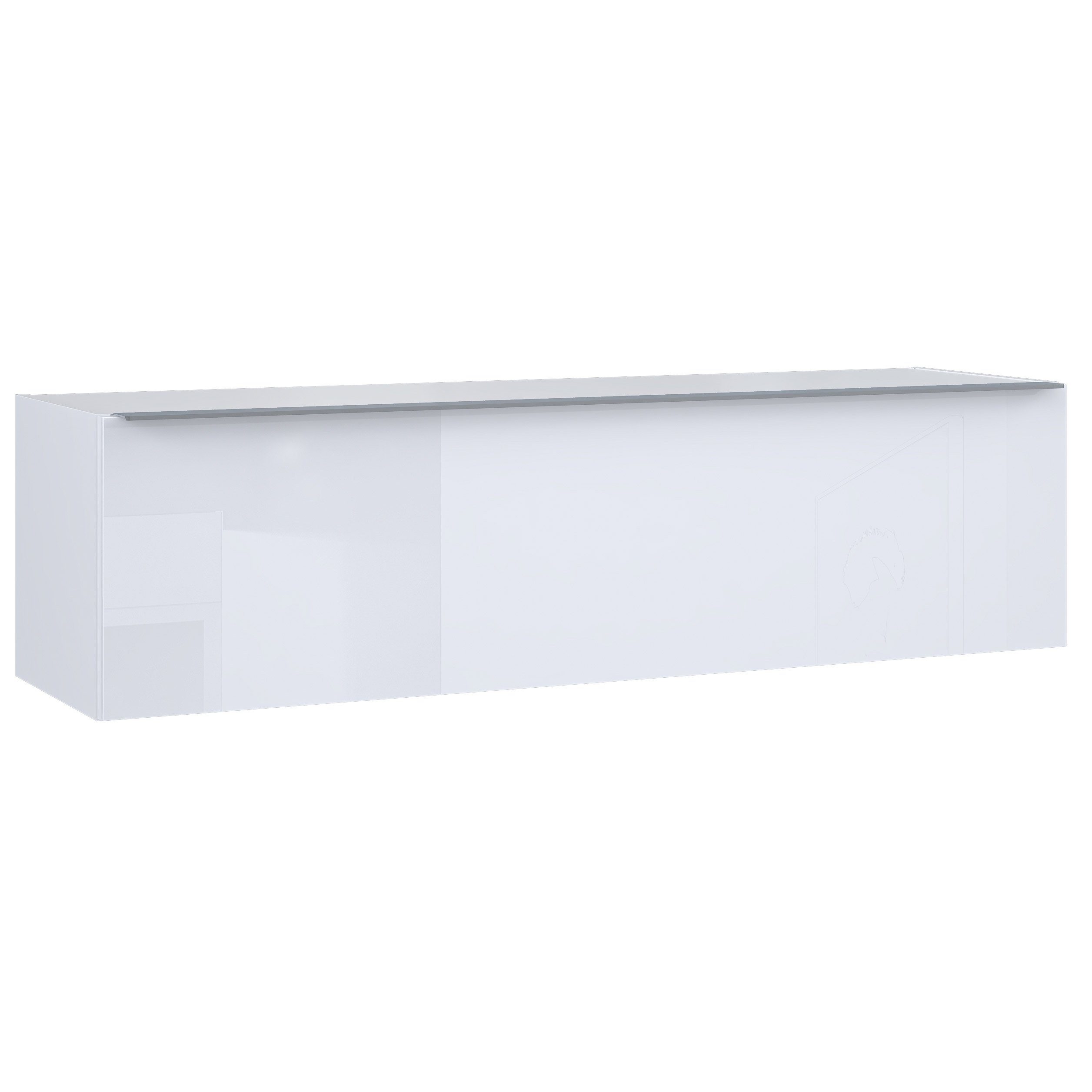 Newroom Hängeschrank Pierpoint Hängeschrank Weiß Modern Wandschrank Wandschrank Wohnzimmer